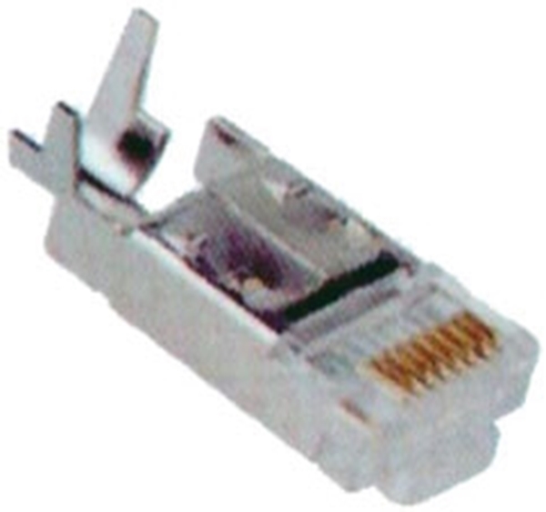 Picture of Connectors RJ45 CAT5 mesh clip 10 pieces