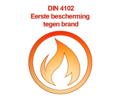 Image de la catégorie Eerste bescherming tegen brand DIN4102