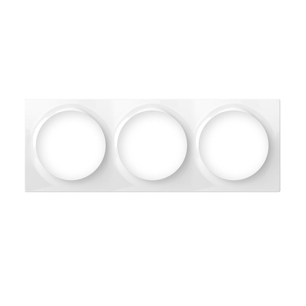 Picture of FIBARO Walli Triple Cover Plate White