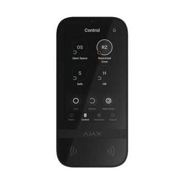 Afbeeldingen van Ajax KeyPad TouchScreen, zwart